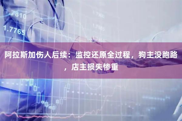 阿拉斯加伤人后续：监控还原全过程，狗主没跑路，店主损失惨重