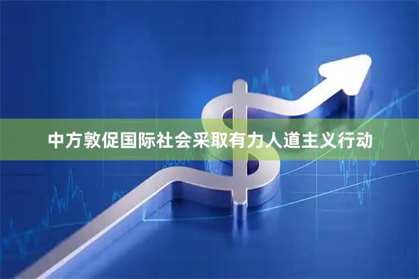 中方敦促国际社会采取有力人道主义行动